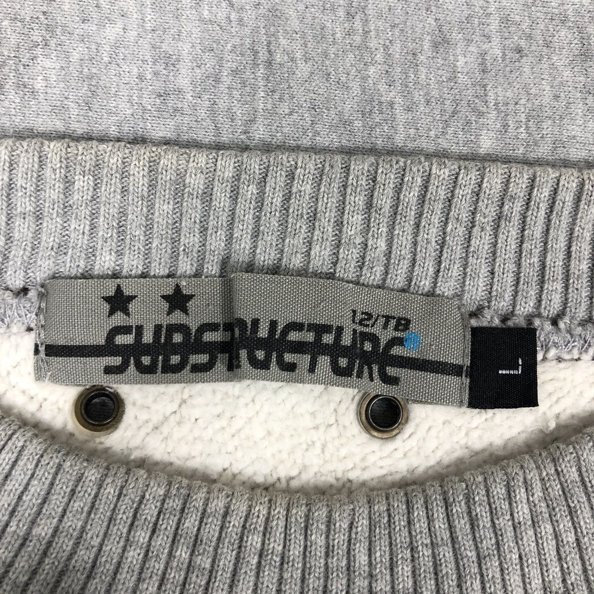Japanese Brand SUBSTRUCTURE Sweatshirt Crewneck Big Logo Streetwear Size US L / EU 52-54 / 3 - 5 Thumbnail