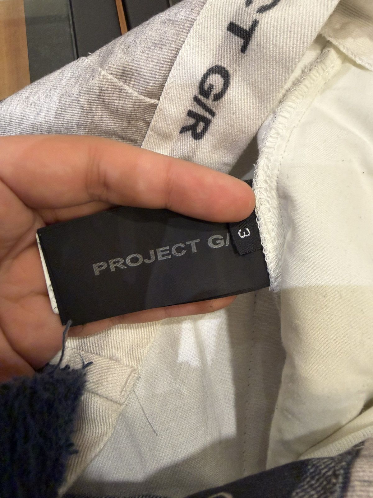 PROJECT G/R Project GR Trompe-L ‘IL Denim Jeans Size US 34 / EU 50 - 4 Thumbnail
