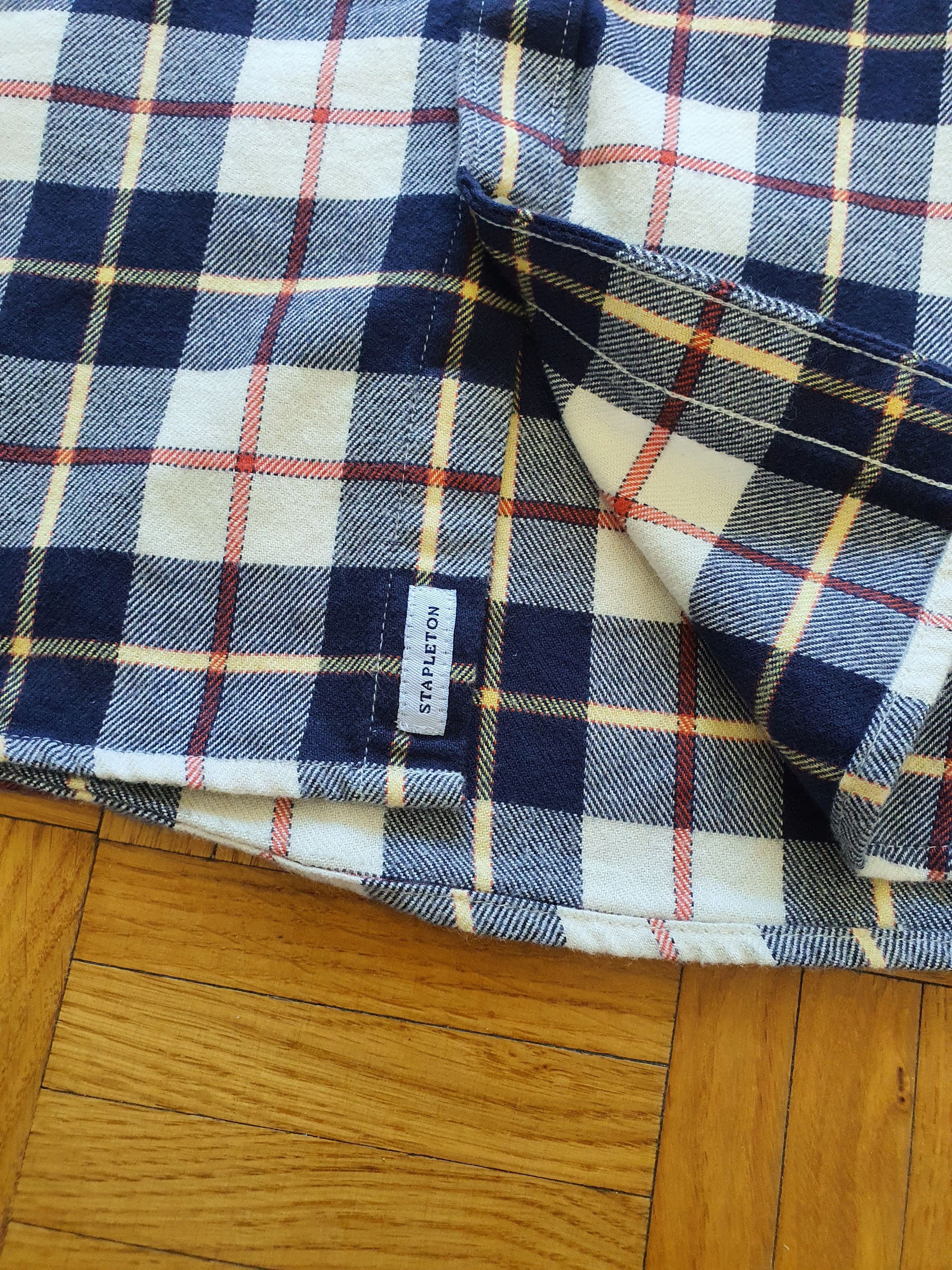 Barbour × Flannel Button Down Collar Casual Dress Shirt - STAPLETON BLAKE Size US S / EU 44-46 / 1 - 9 Thumbnail