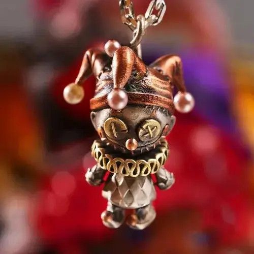 Vintage Retro Clown Doll Single Pendant Necklace Size ONE SIZE - 1 Thumbnail