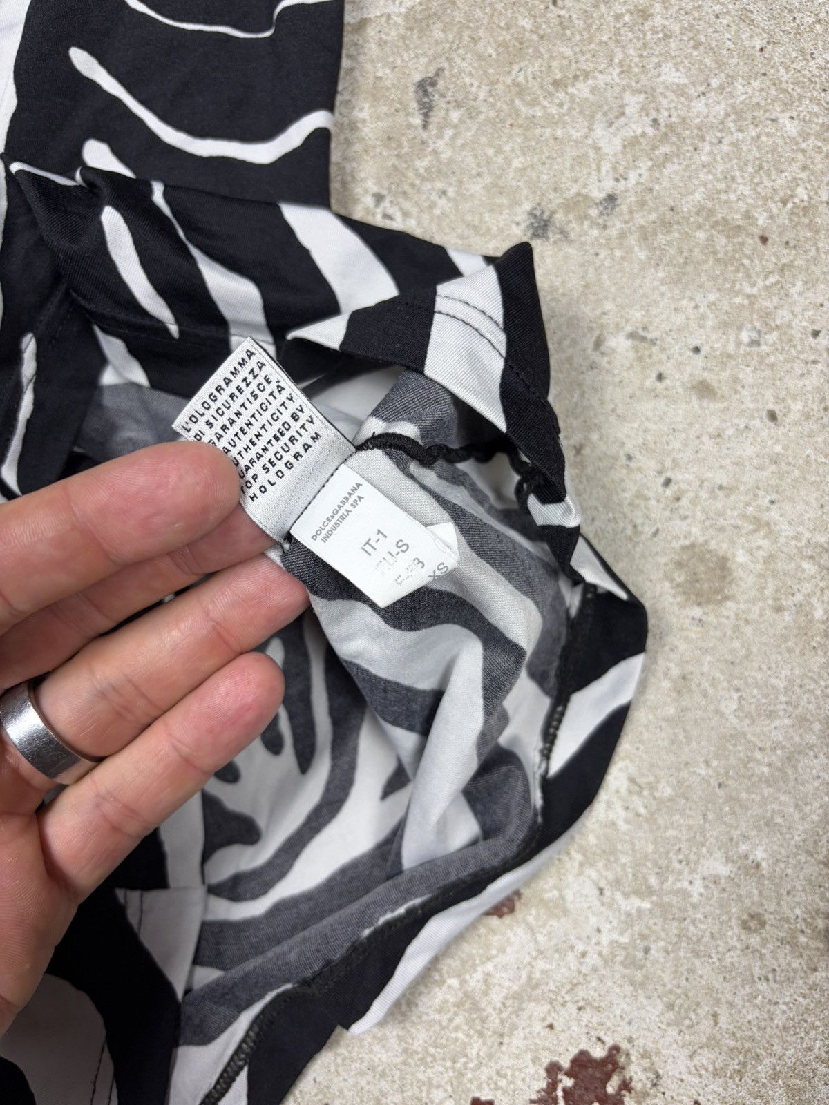 Dolce & Gabbana Vintage 2000s Dolce & Gabbana Underwear Zebra Print Tank Size S / US 4 / IT 40 - 3 Thumbnail