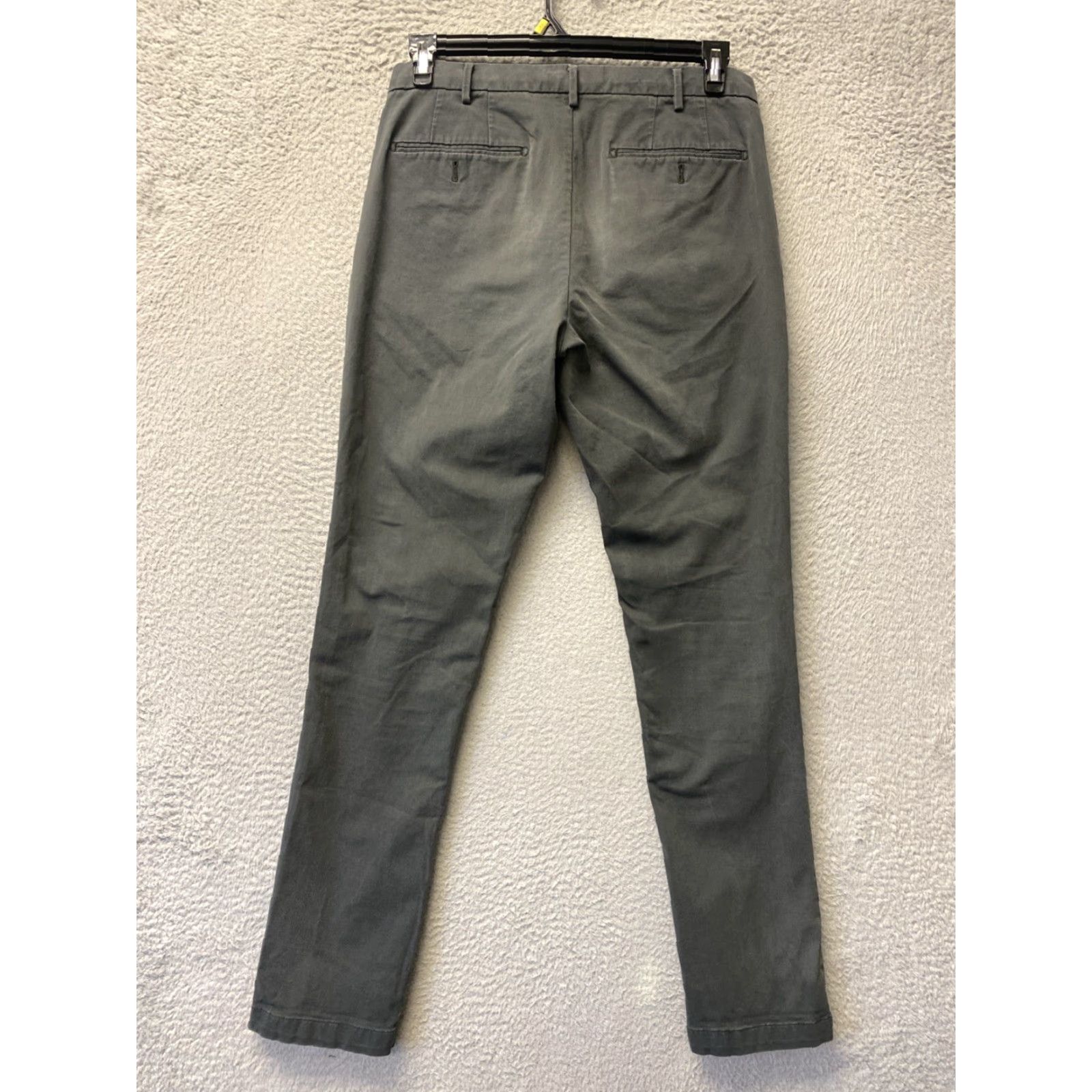 Uniqlo Uniqlo Stretch Chino Pants Men Slim Fit 31 x 34 Gray Flat Front_zip Stretch Casual Formal City Preppy Mens Size US 31 - 6 Thumbnail