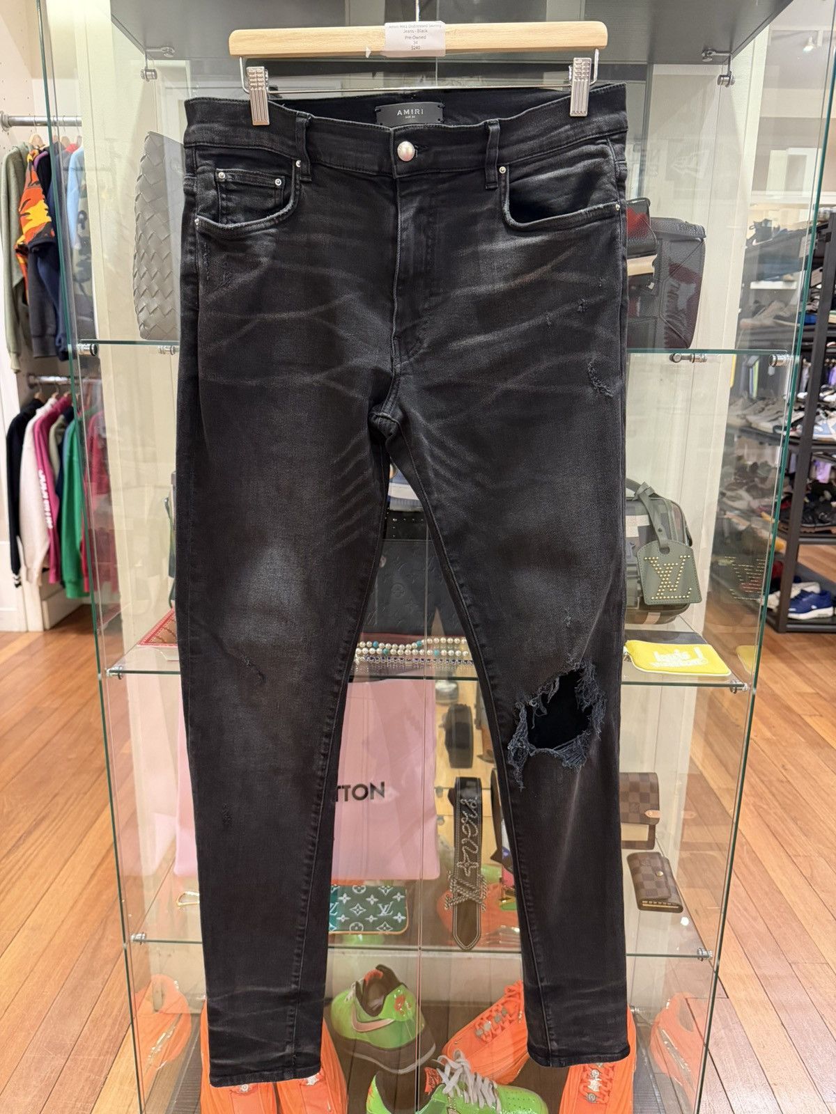 Amiri Amiri Distressed Skinny Denim Jeans Size US 34 / EU 50 - 1 Thumbnail