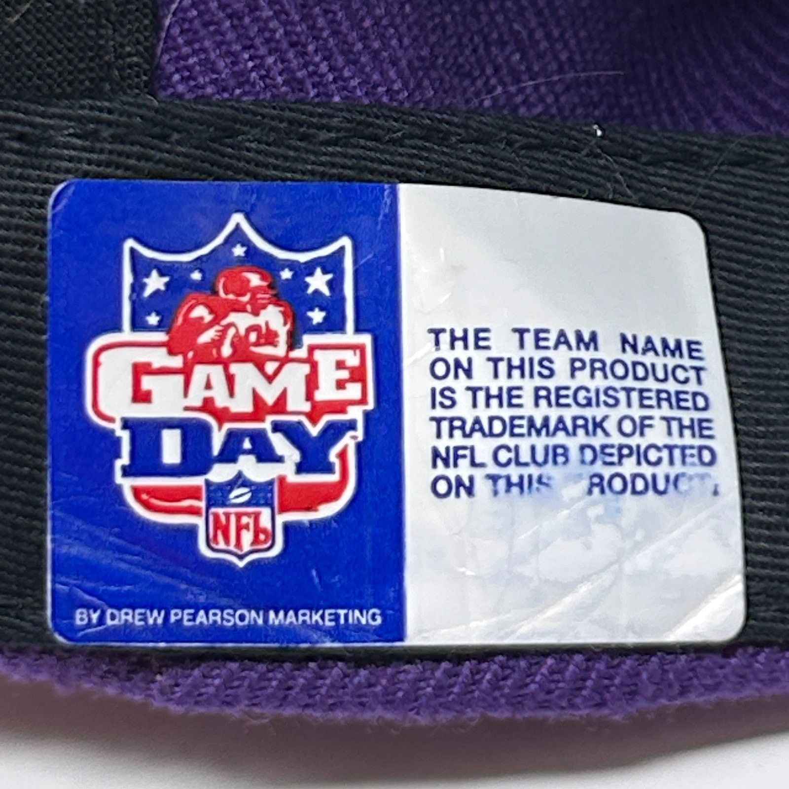 NFL Vintage 90s Minnesota Vikings Cris Carter Hat Baseball Cap Size ONE SIZE - 10 Thumbnail