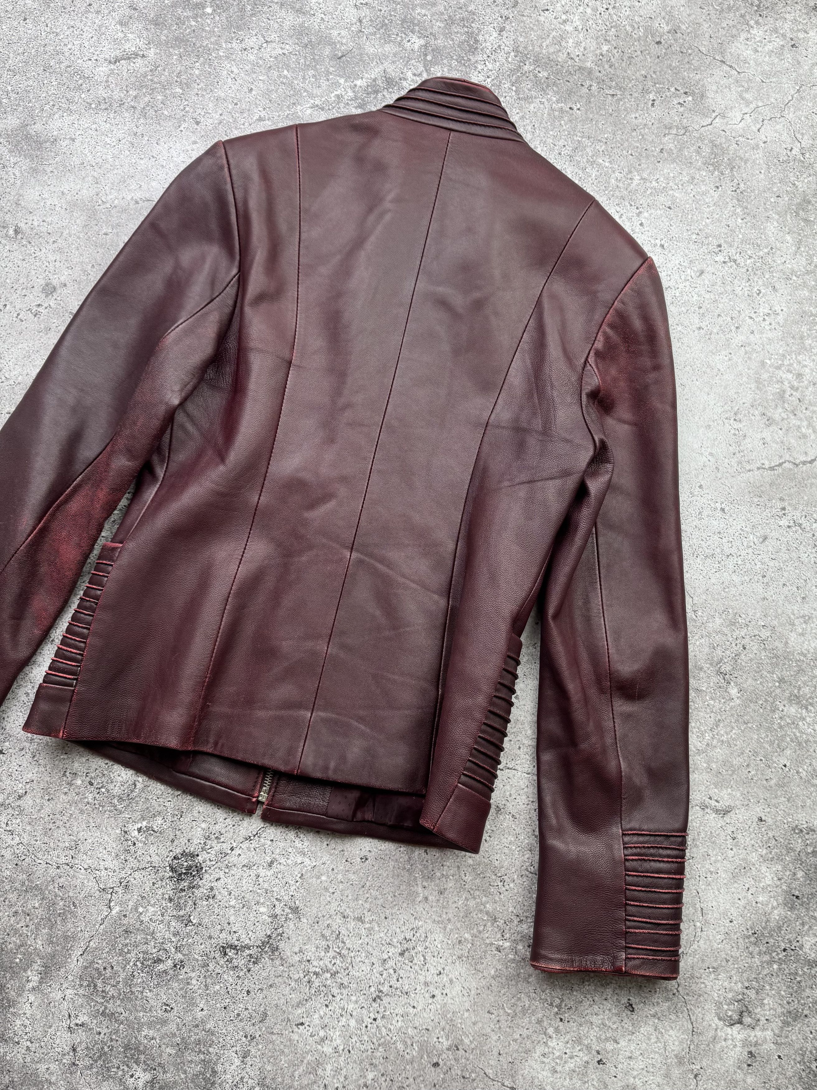 Genuine Leather Vintage Leather Jacket C425(V56) Size XS / US 0-2 / IT 36-38 - 11 Thumbnail