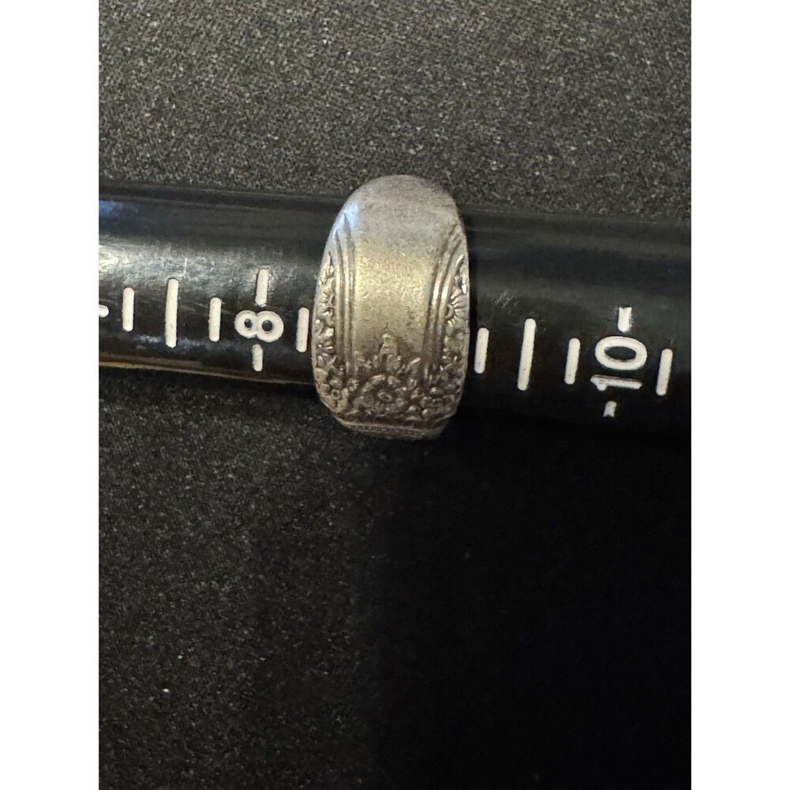 Other Sterling Tested Not Marked Spoon Ring Open Size 9 Size ONE SIZE - 3 Thumbnail