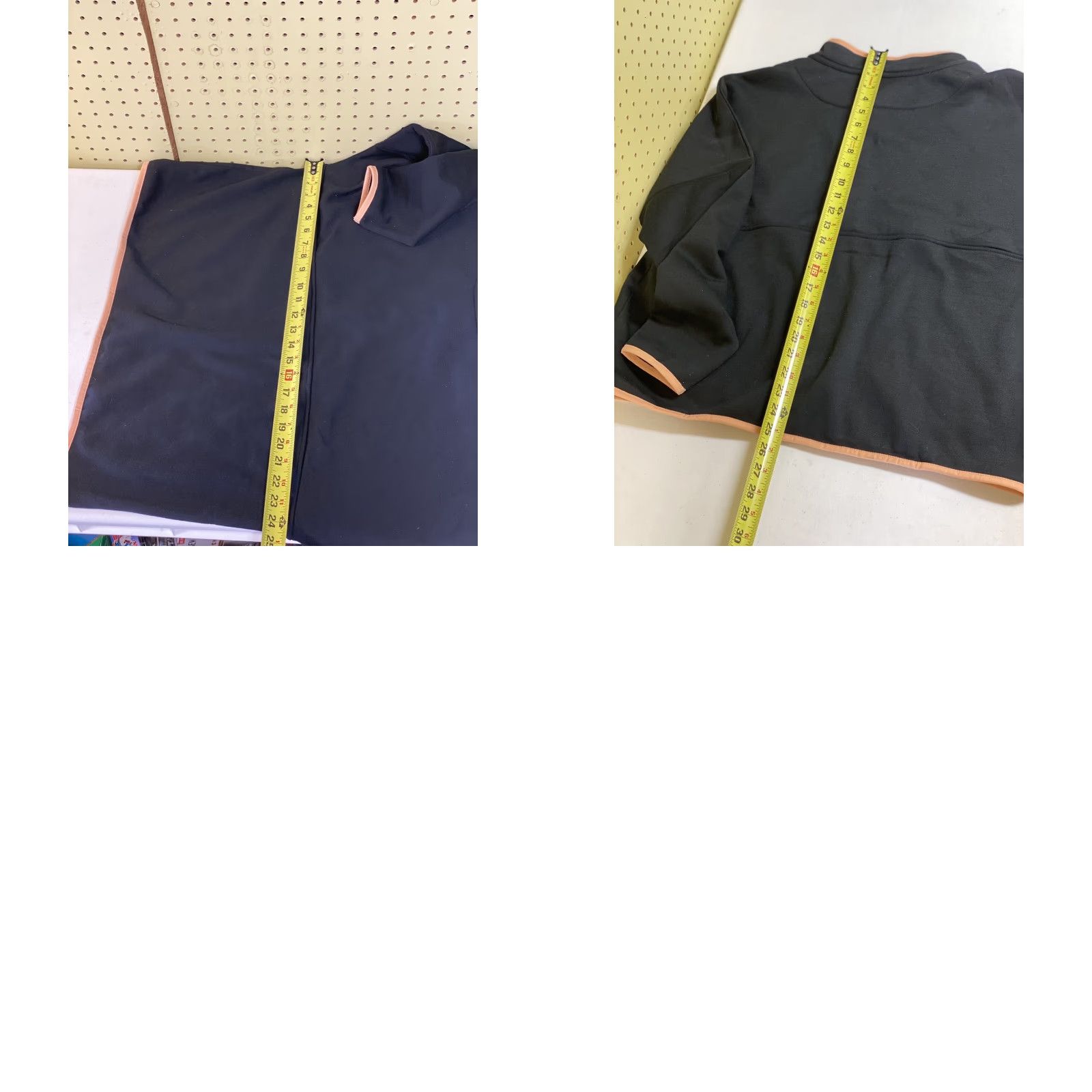 Born Born XL Black 1/4 Zip Long Sleeve Pullover Fleece Women’s Shirt Relaxed Casual Activewear Size XL / US 12-14 / IT 48-50 - 8 Thumbnail