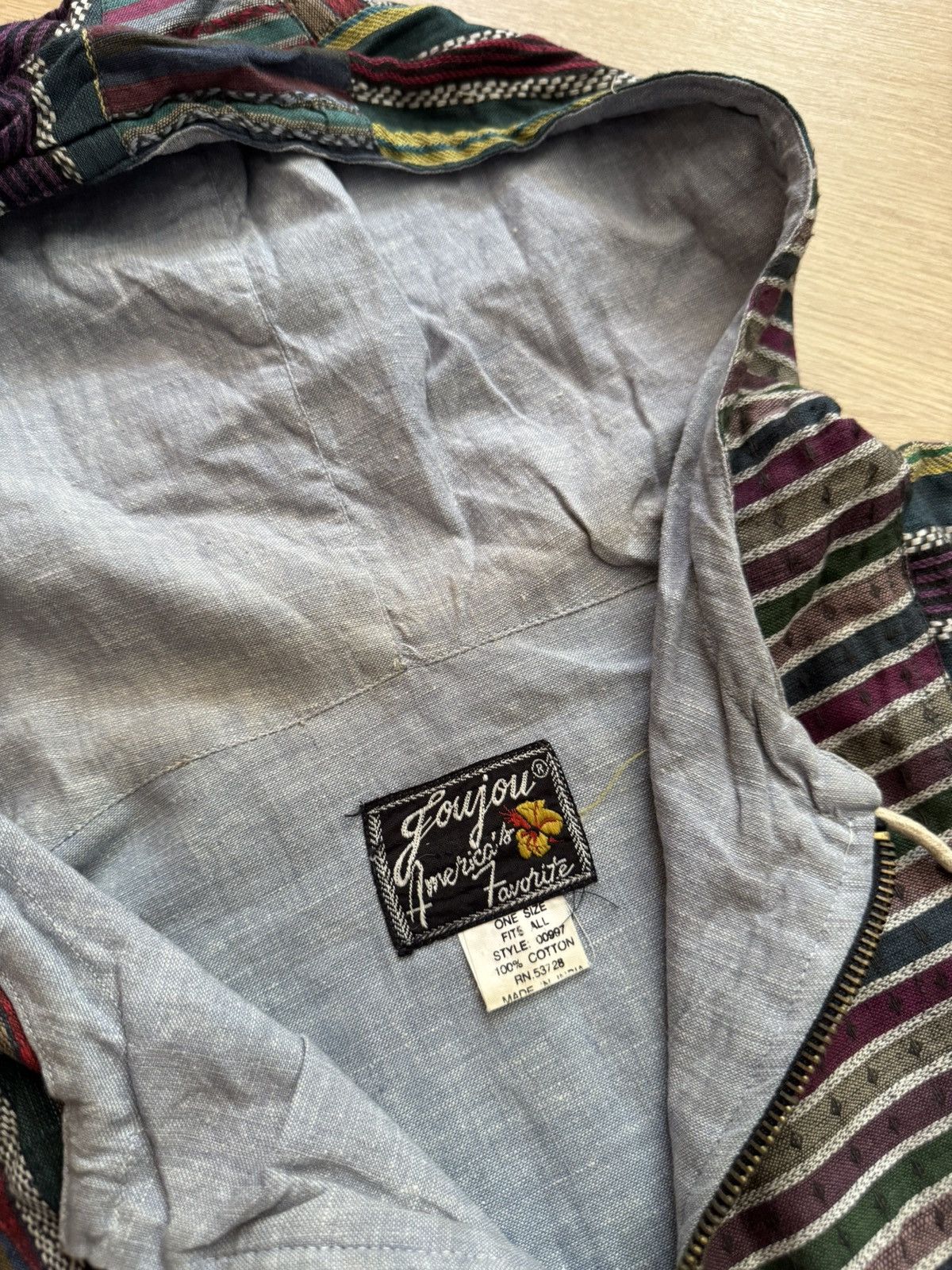 Handmade Vintage 90’s Nepal Patchwork Japanese Handmade Anorak Jacket Size US XL / EU 56 / 4 - 8 Thumbnail