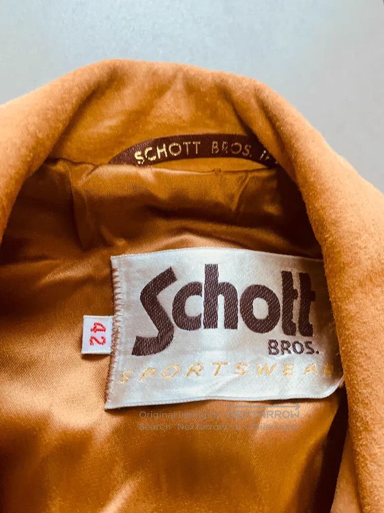 Schott Schott Leather jacket vintage Size US XL / EU 56 / 4 - 3 Thumbnail