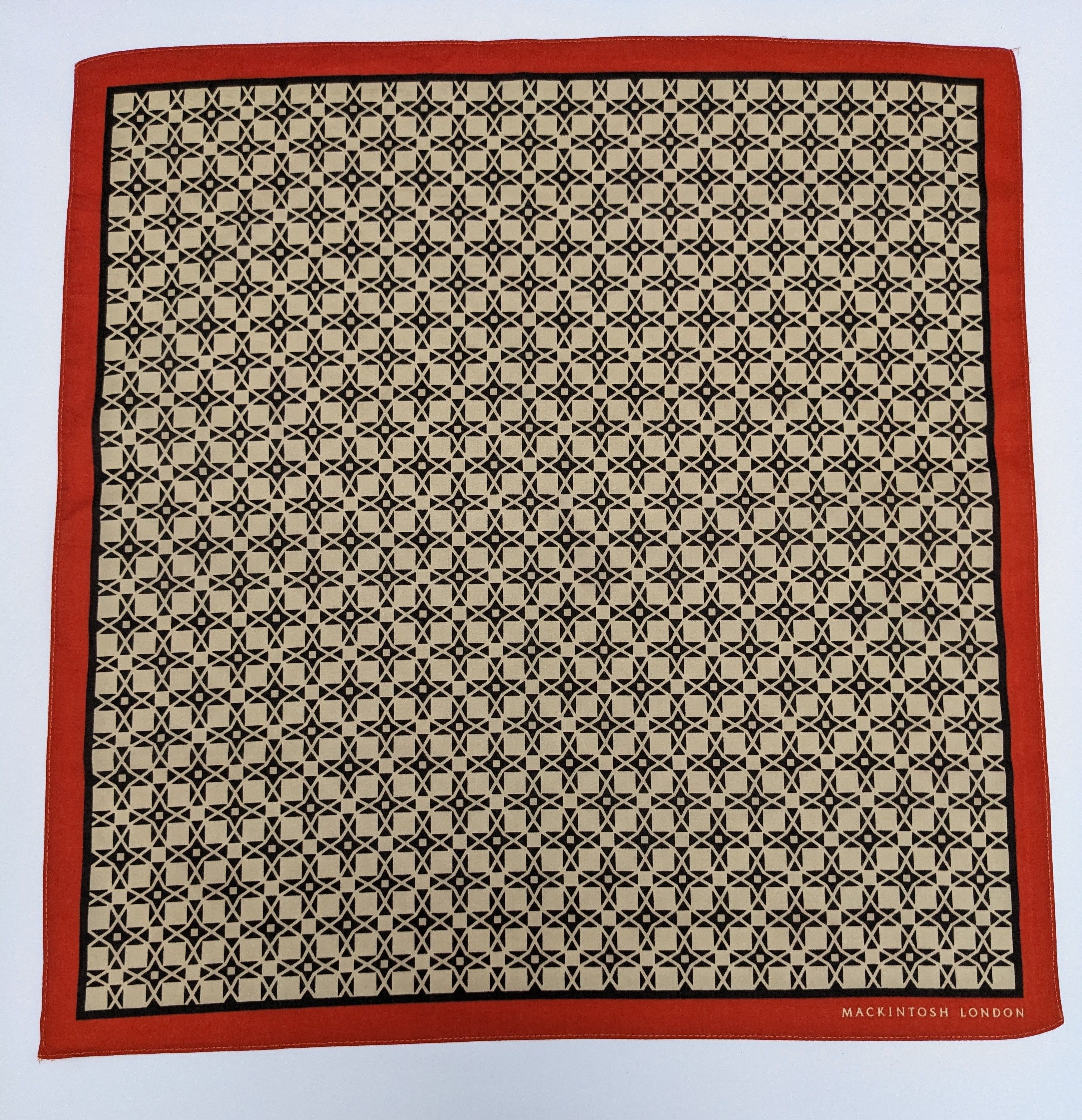 Mackintosh Mackintosh London Designer Handkerchief Geometric Size ONE SIZE - 3 Thumbnail
