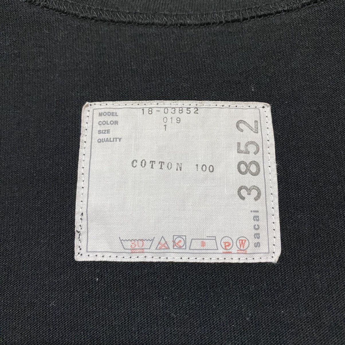 Sacai 2018SS sacai BEWARE Side Zip T-Shirts Size M / US 6-8 / IT 42-44 - 5 Thumbnail