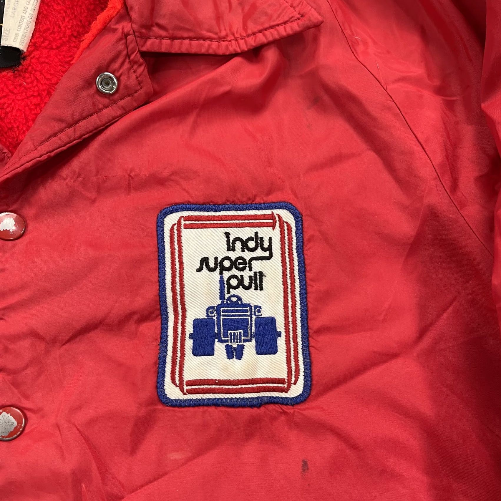 Champion VINTAGE Champion Jacket Mens Large Running Man Indy Super Pull Fur Racing 60s Size US L / EU 52-54 / 3 - 3 Thumbnail