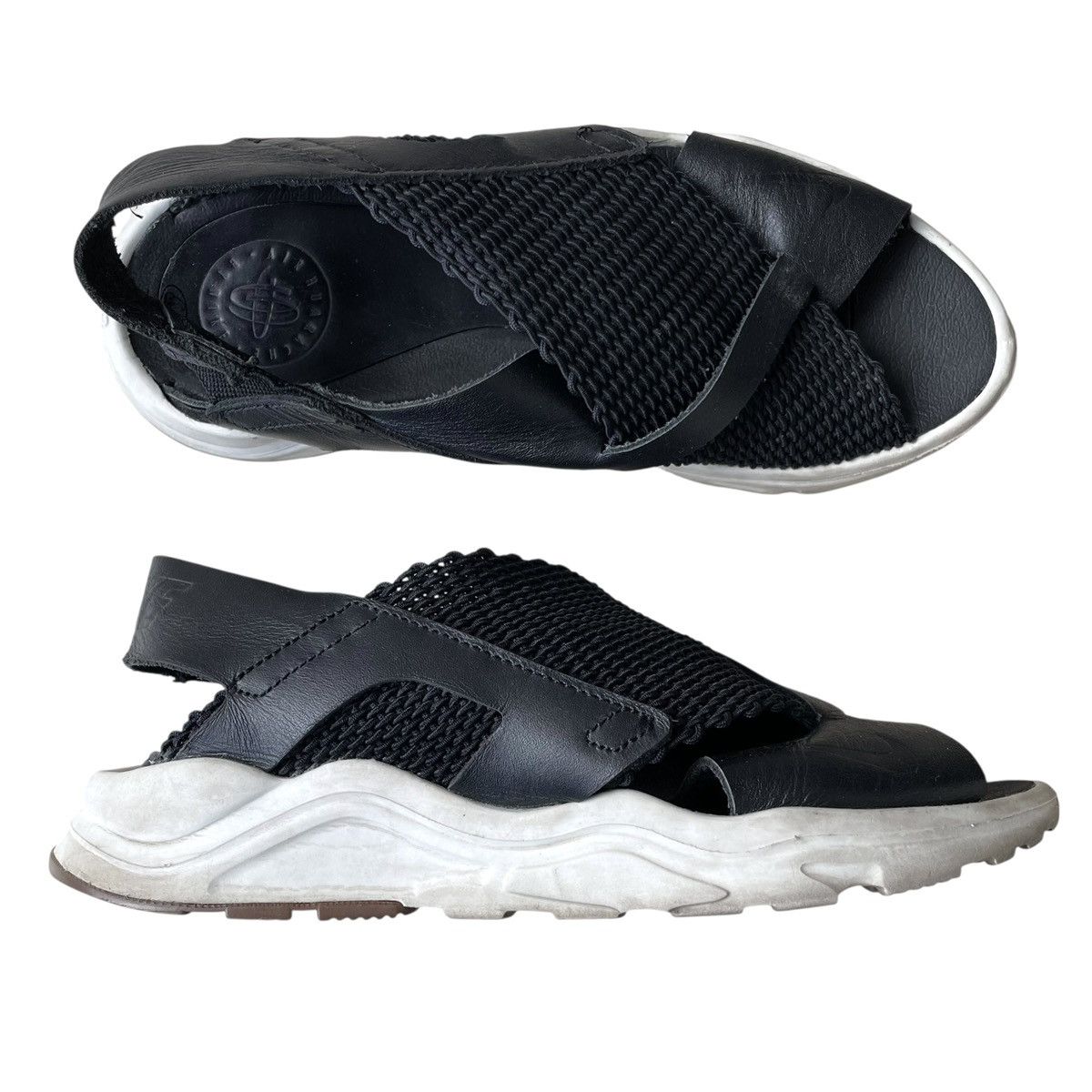 Nike Nike Air Huarache Ultra WMN Leather Sandals Size US 6 / IT 36 - 3 Thumbnail