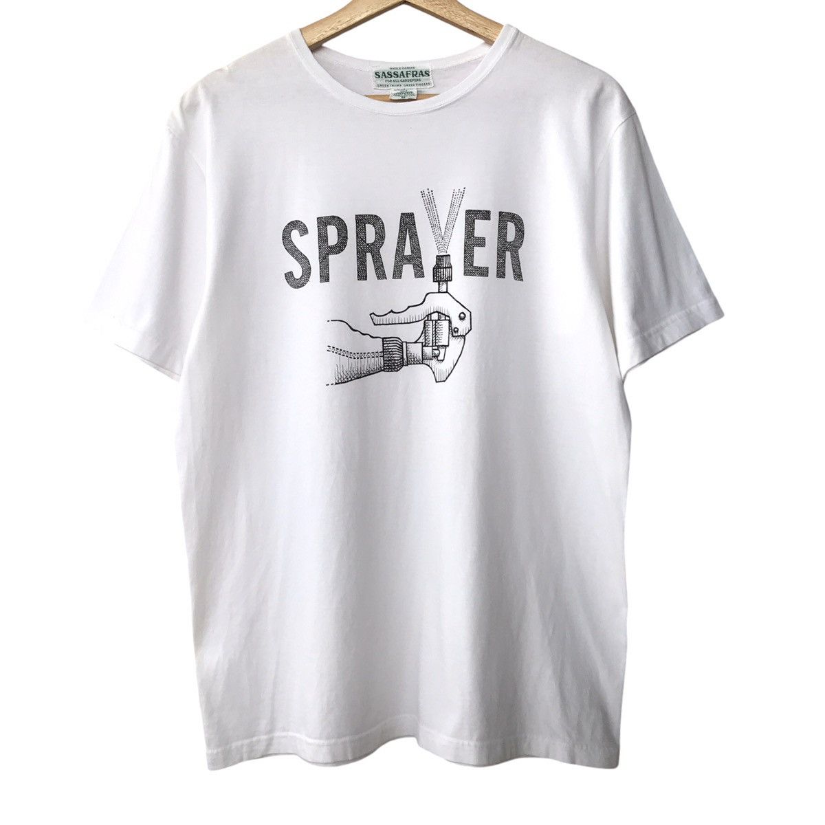 Japanese Brand × Sassafras Sassafras Japan Green Fingers Sprayer Sketch Tee Size US M / EU 48-50 / 2 - 1 Thumbnail