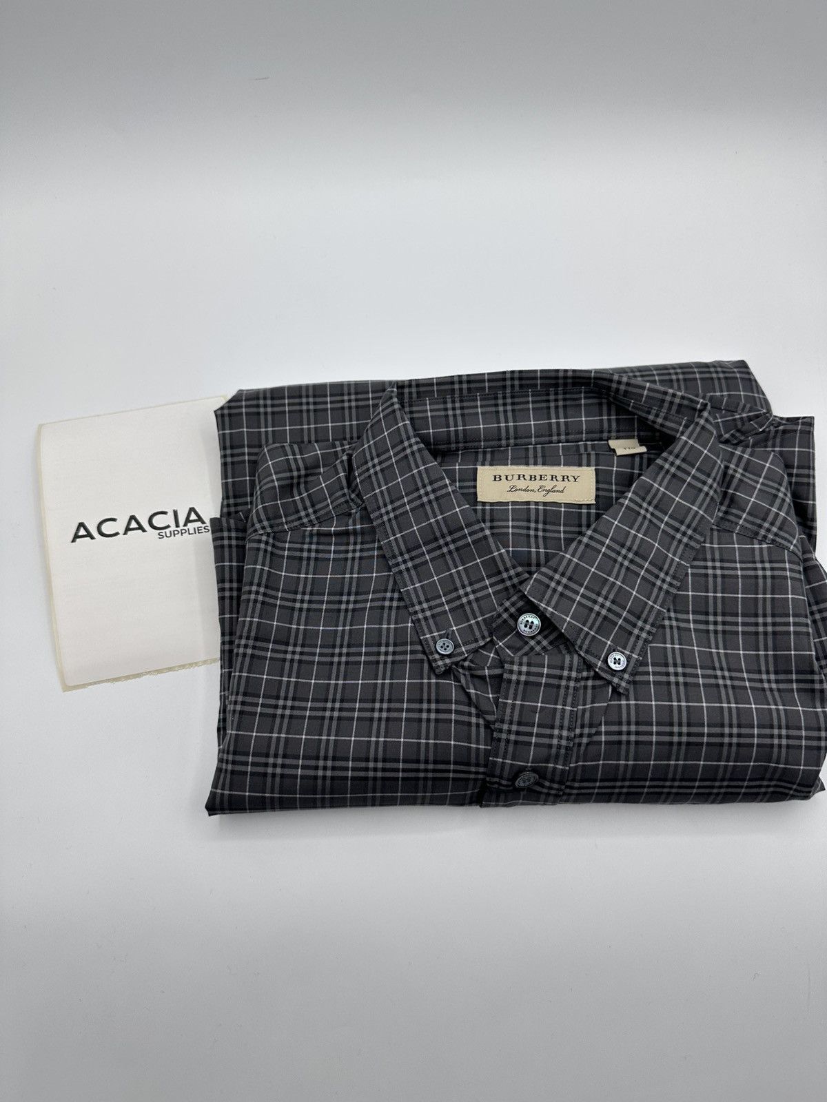 Burberry BURBERRY CHECKERED SHIRT - **RETAIL 690$** Size US XXL / EU 58 / 5 - 6 Thumbnail