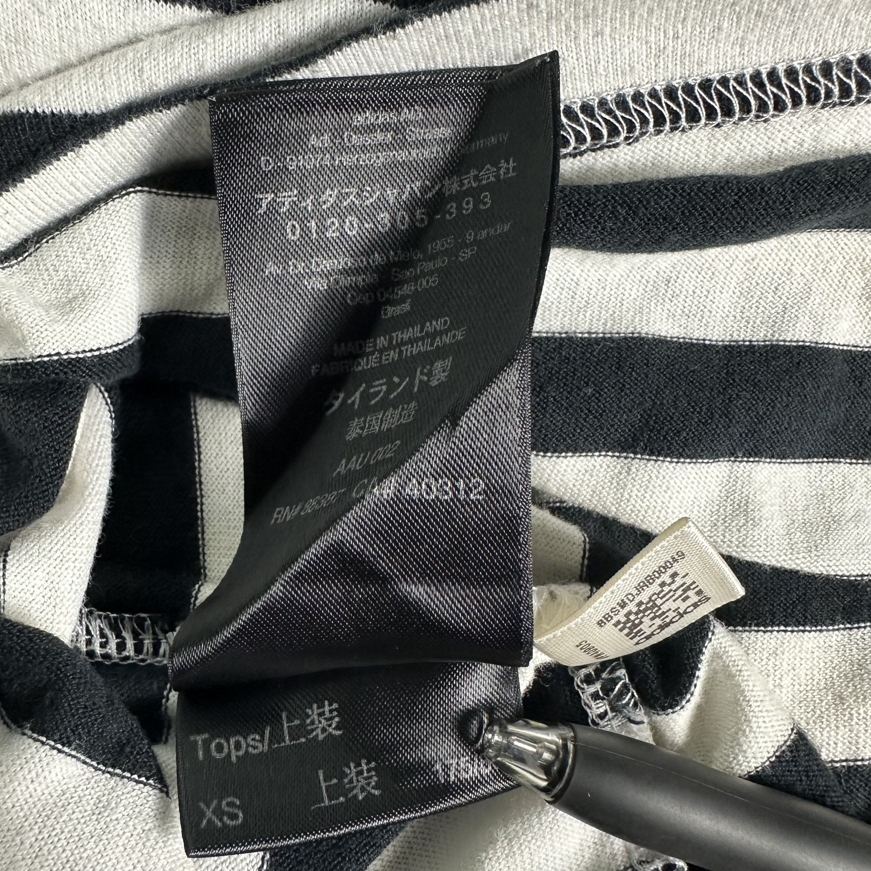 Adidas × Y's 🔥RARE🔥Yohji Yamamoto Adidas Y3 Stripes L/Sleeve T-shirt Size XS / US 0-2 / IT 36-38 - 7 Thumbnail