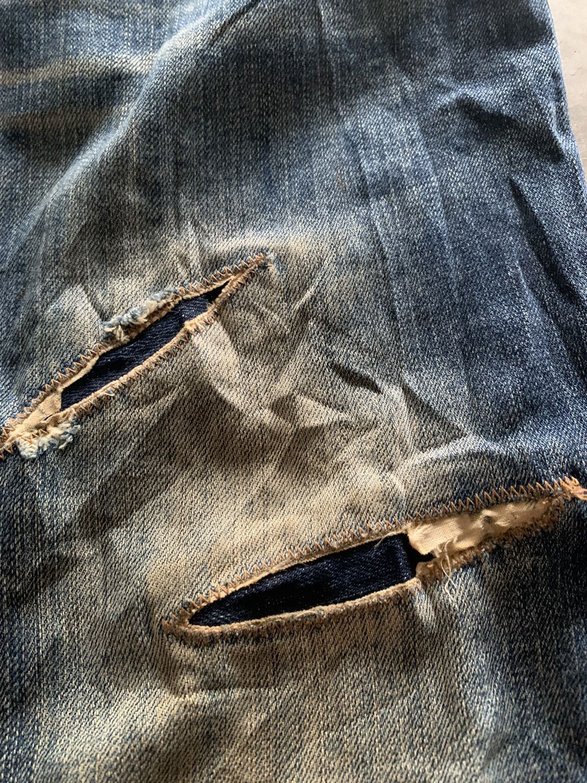 PPFM twist curl PPFM jeans with patchowrk Size US 34 / EU 50 - 12 Thumbnail