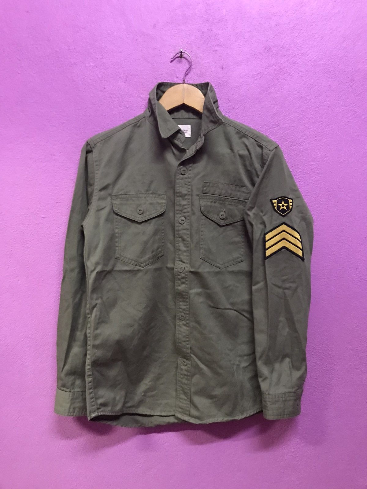 Vintage Military Browny Shirts Size US M / EU 48-50 / 2 - 3 Thumbnail