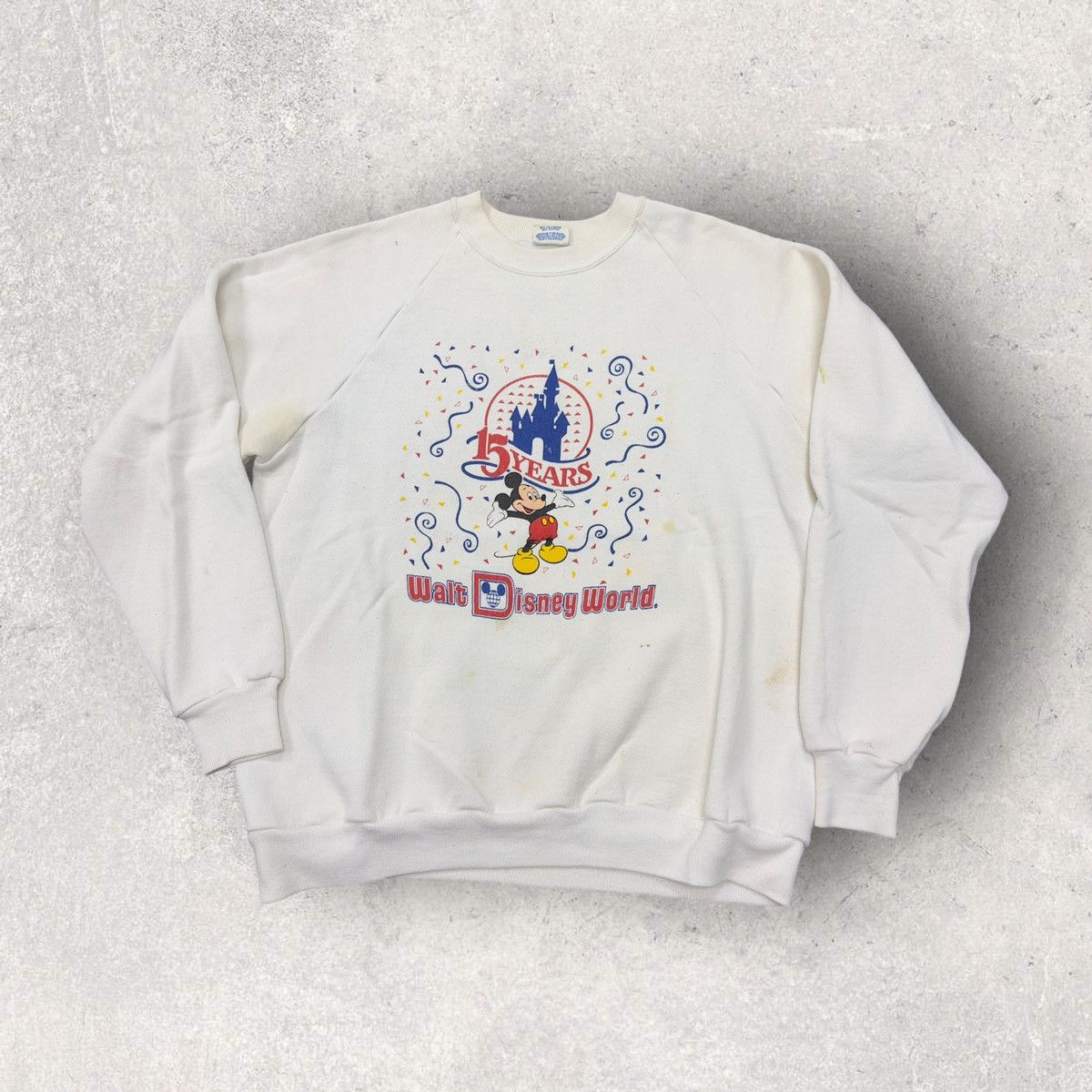 Disney × Mickey Mouse × Vintage Vintage Disney World 15th Anniversary sweatshirt Size US L / EU 52-54 / 3 - 1 Thumbnail