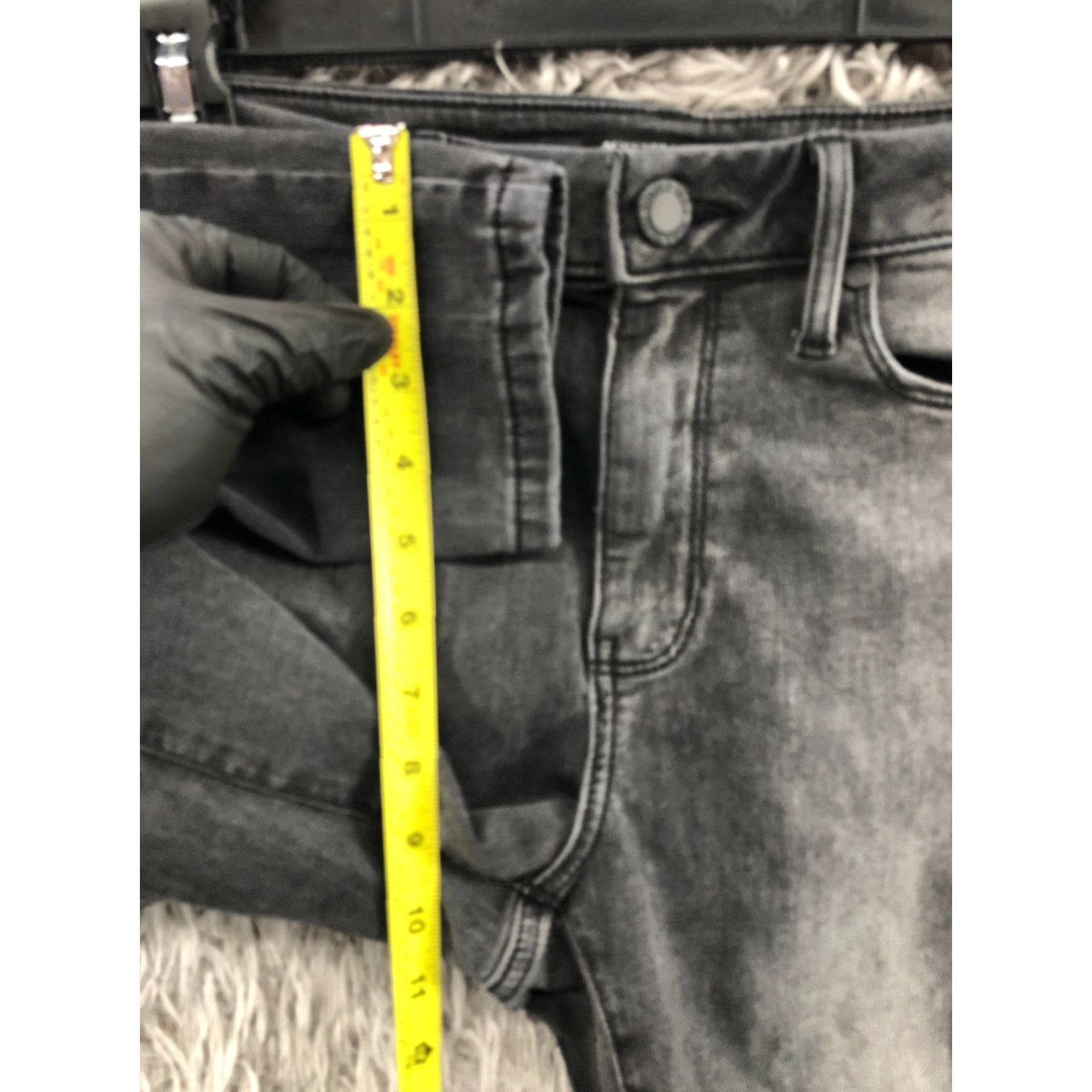 Vintage Simply Vera Wang Jeans Womens Size 4 Black Skinny Dark Wash Size 27" / US 4 / IT 40 - 4 Thumbnail