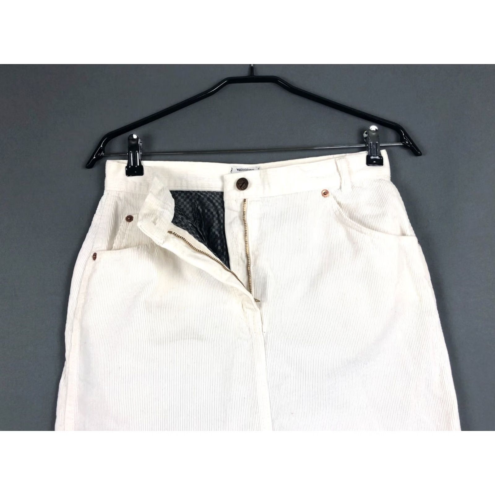 Valentino Valentino Skirt Womens 31 White Jeans Cotton Women Size Size 24" / US 00 / IT 34 - 6 Thumbnail
