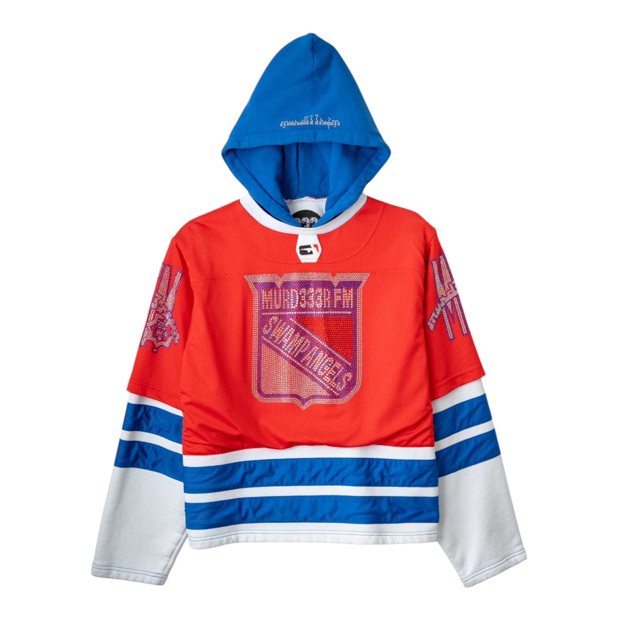 murd333r.fm Murd333r FM Swamp Angels Hooded Hockey Jersey Sweatshirt Blu Size US S / EU 44-46 / 1 - 1 Thumbnail