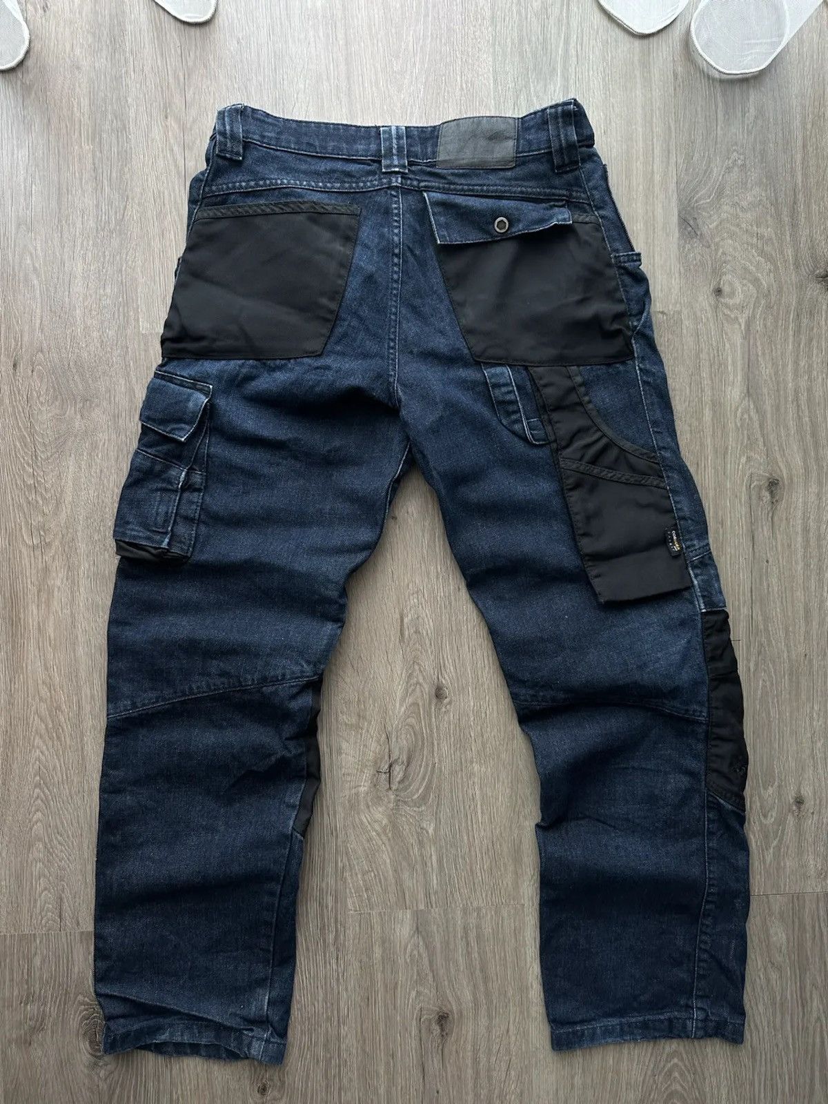 Vintage Engelbert Strauss Workwear Blue Pants