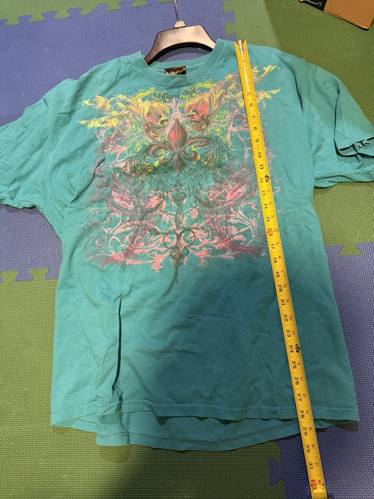 Affliction Y2K Miami Ink Affliction Style Cross Wings Shirt XXL Size US XXL / EU 58 / 5 - 5 Thumbnail