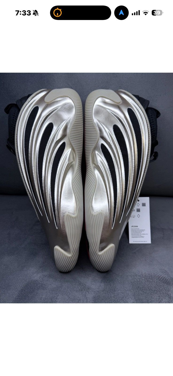 Adidas Adidas Harden Volume 9 Shoes 'Cyber Metallic' JR2506 Size US 14 / EU 47 - 3 Thumbnail
