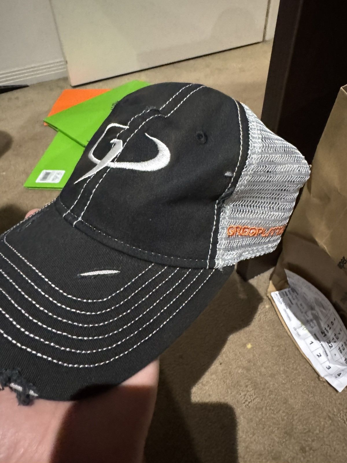Other Greg Plitt dirty wash trucker hat Size ONE SIZE - 3 Thumbnail