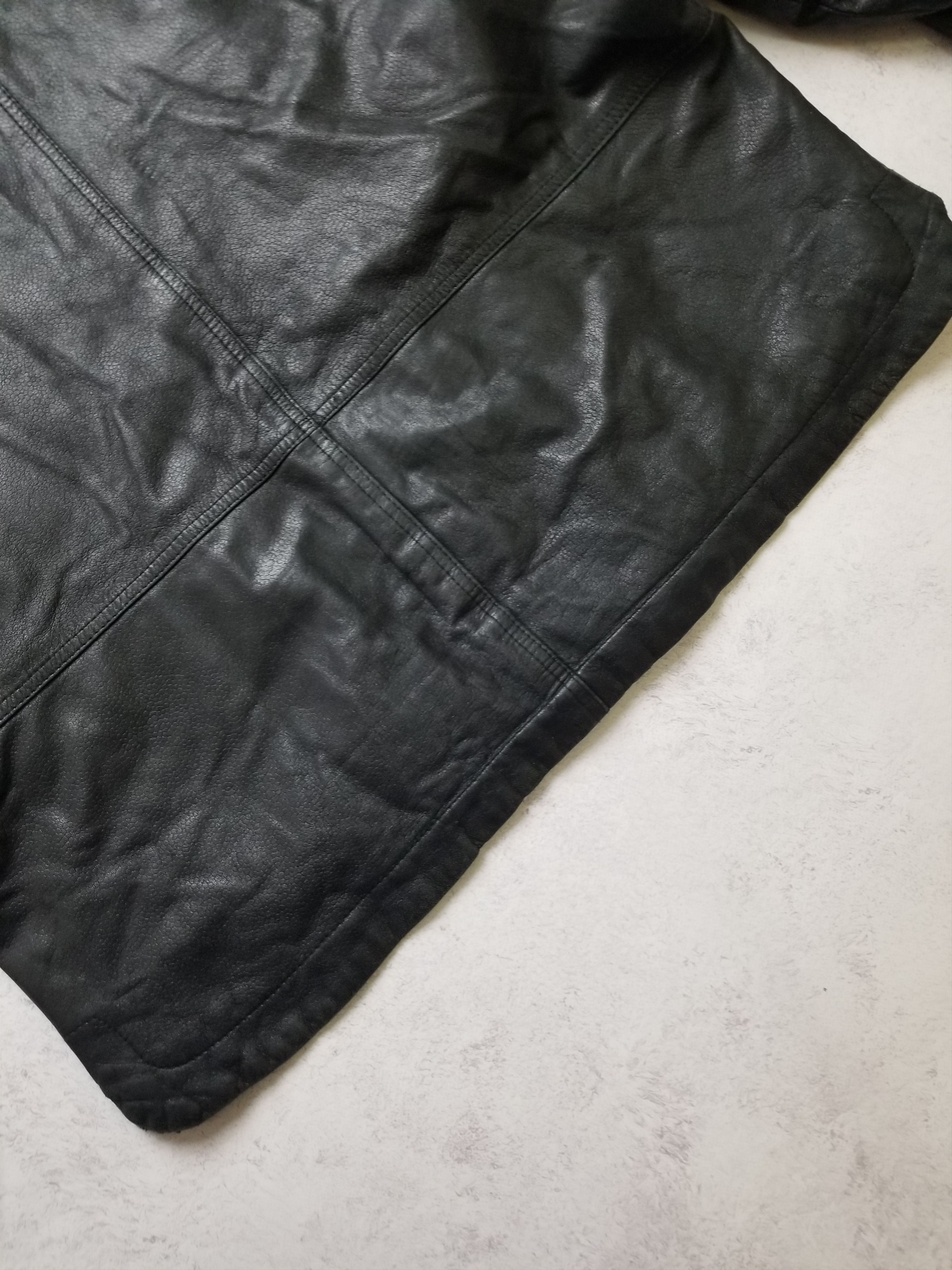 Reebok Vintage Reebok Oiled Lamb Nappa Leather Jacket Men's Size 46 Size US XL / EU 56 / 4 - 6 Thumbnail