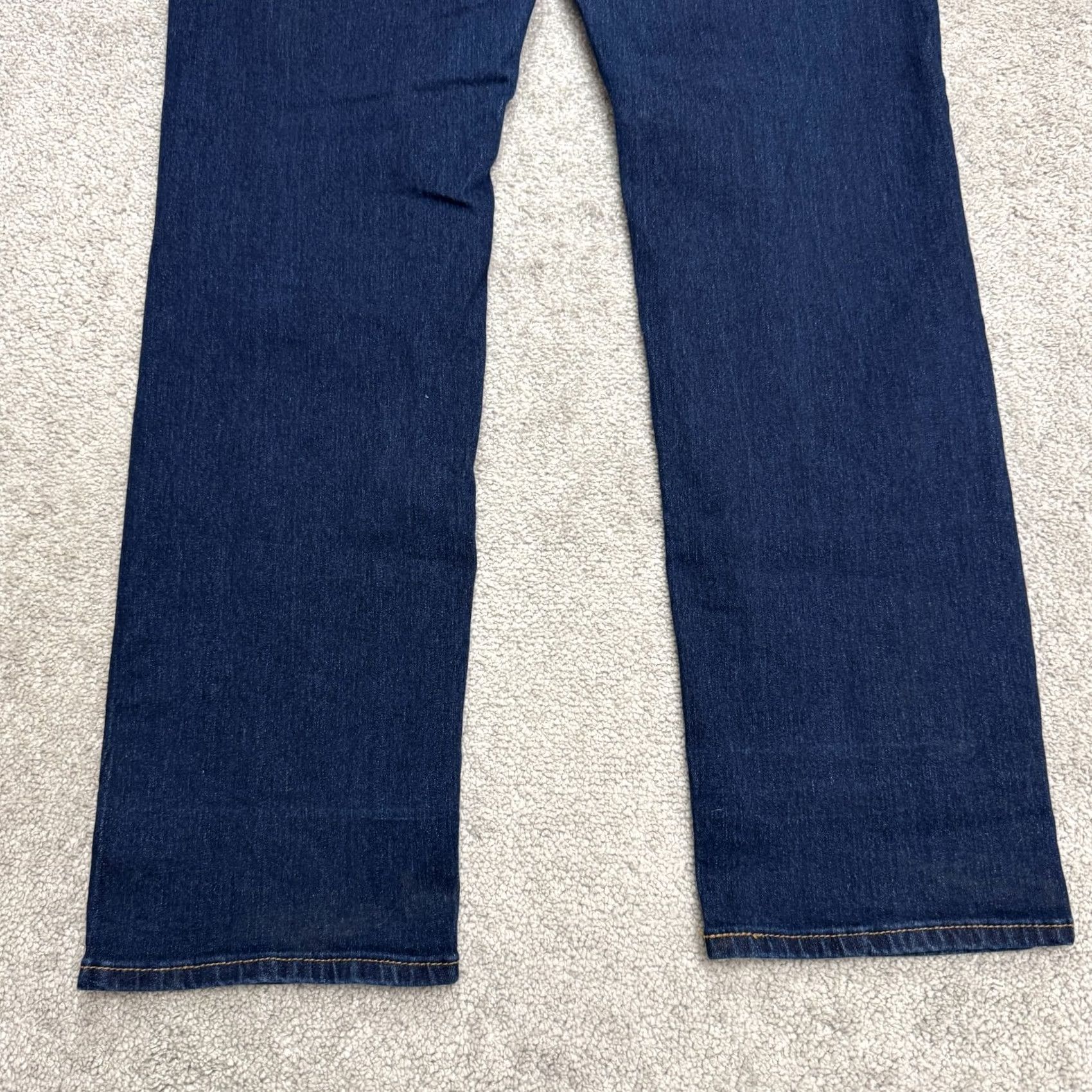 Levi's Levi's 314 Shaping Straight Denim Jeans Women 34 Blue Dark Wash Mid Rise Stretch Blue Size 24" / US 00 / IT 34 - 4 Thumbnail