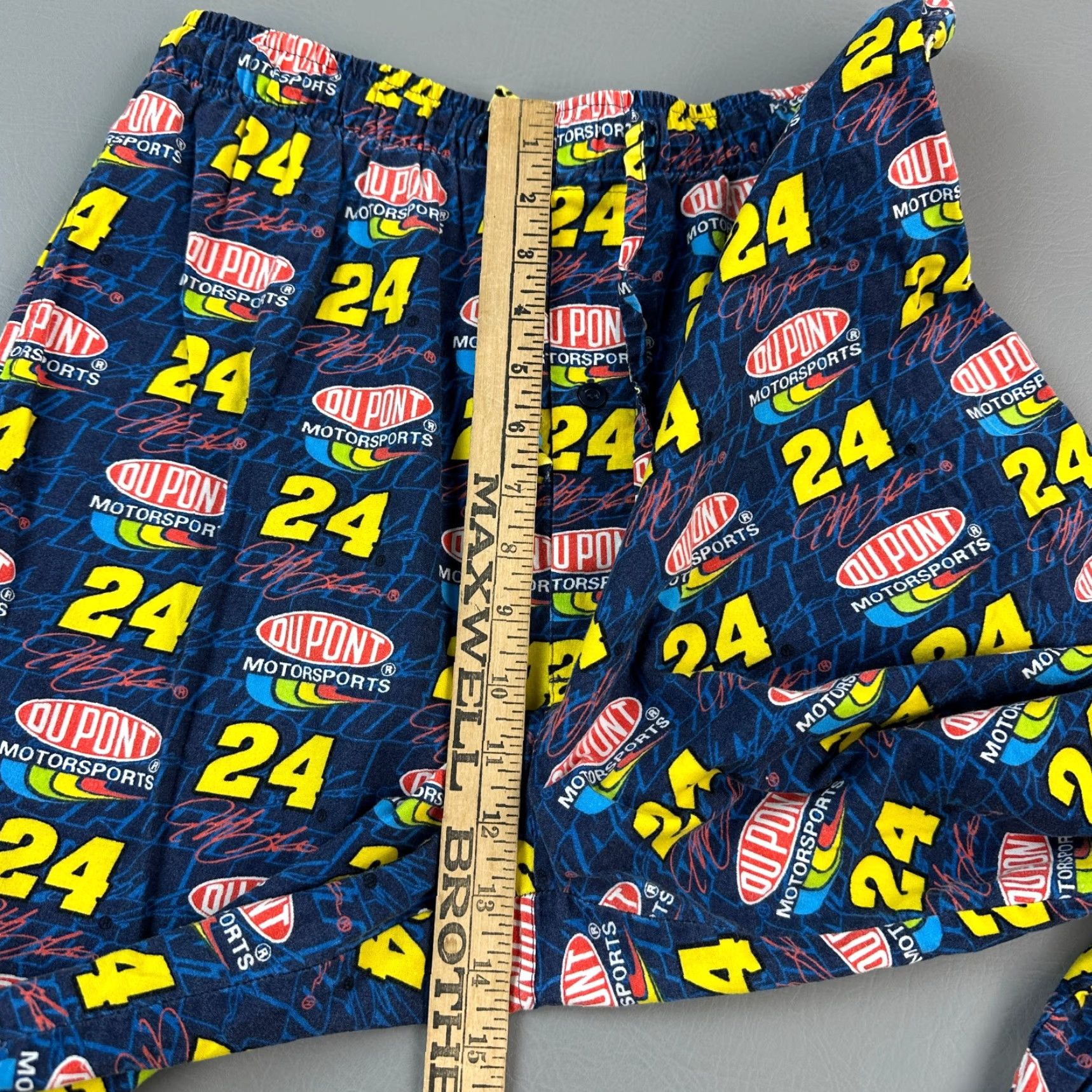 NASCAR VINTAGE NASCAR Pajama Pants Mens Medium Jeff Gordon #24 Logo AOP Sleepwear Y2K Size US 31 - 5 Thumbnail