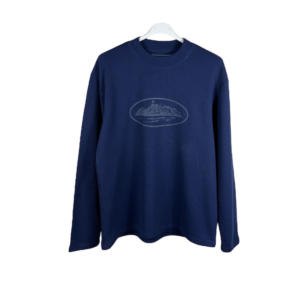Corteiz Guerillaz waffle long sleeve cental alcatraz logo