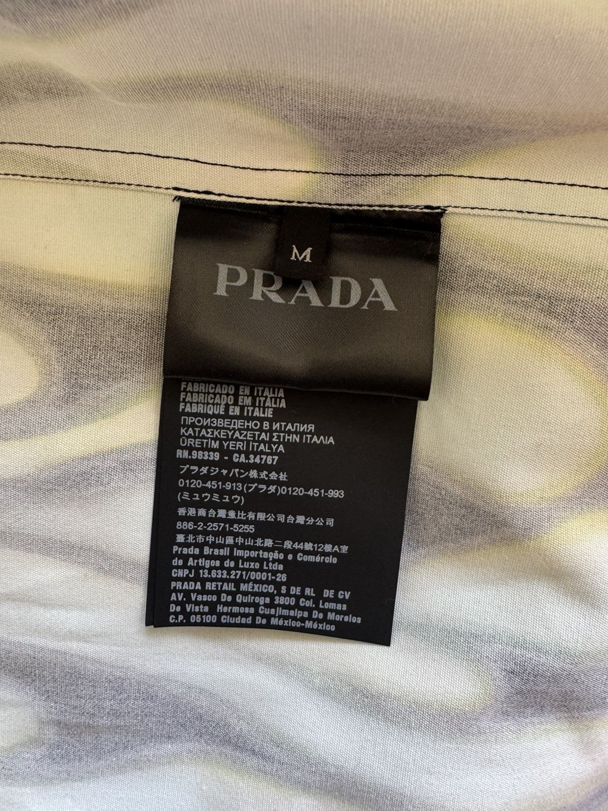 Prada PRADA DOUBLE MATCH FLAME SHORT SLEEVE BUTTON UP SHIRT Size US M / EU 48-50 / 2 - 6 Thumbnail