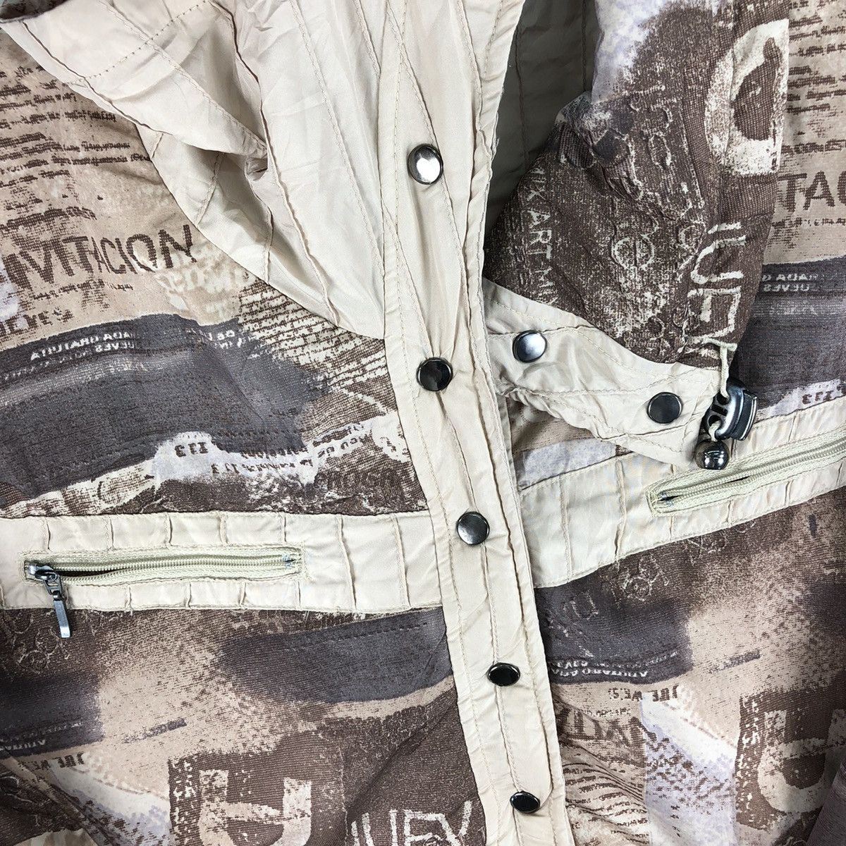 Japanese Brand Vintage Y2K Reversible Jacket Fullprint by Locarino Size US M / EU 48-50 / 2 - 9 Thumbnail