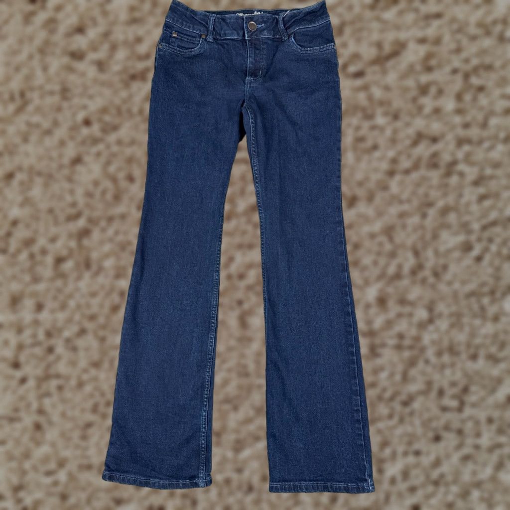 Wrangler Wrangler Jeans Juniors 5 Blue Denim Bootcut Distressed Cotton Western 28x31 Size 27" / US 4 / IT 40 - 1 Thumbnail