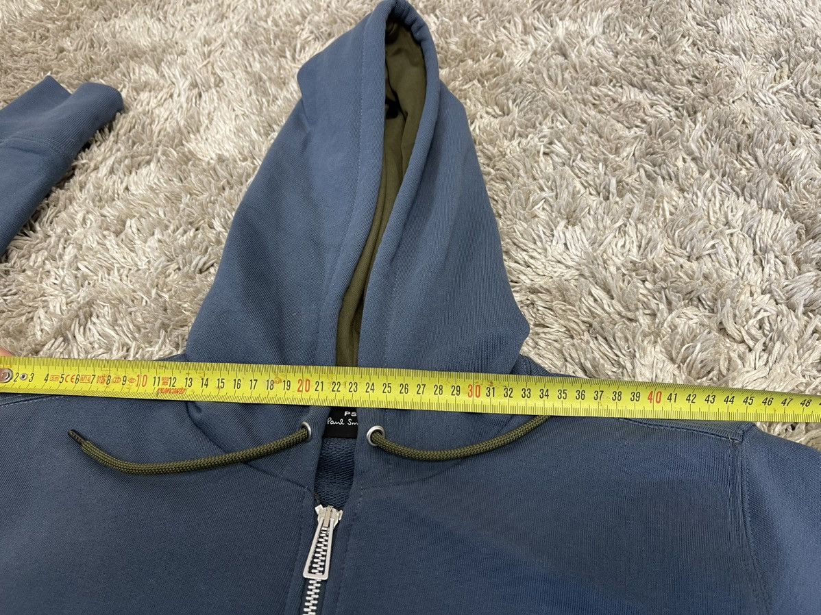 Paul Smith Paul Smith Heavy Organic Cotton Zip-Front Zebra Logo Hoodie Size US L / EU 52-54 / 3 - 12 Thumbnail