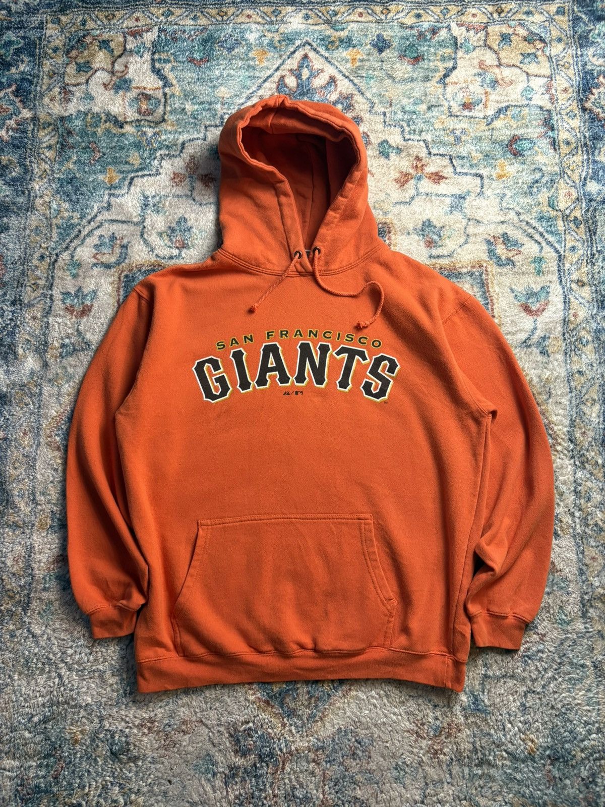 MLB MLB San Fransisco Giants Spellout Hoodie Large Size US L / EU 52-54 / 3 - 1 Thumbnail