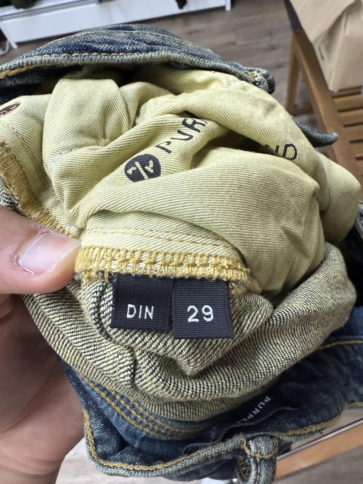 Purple Purple Brand Blue Denim Jeans Size US 29 - 10 Thumbnail