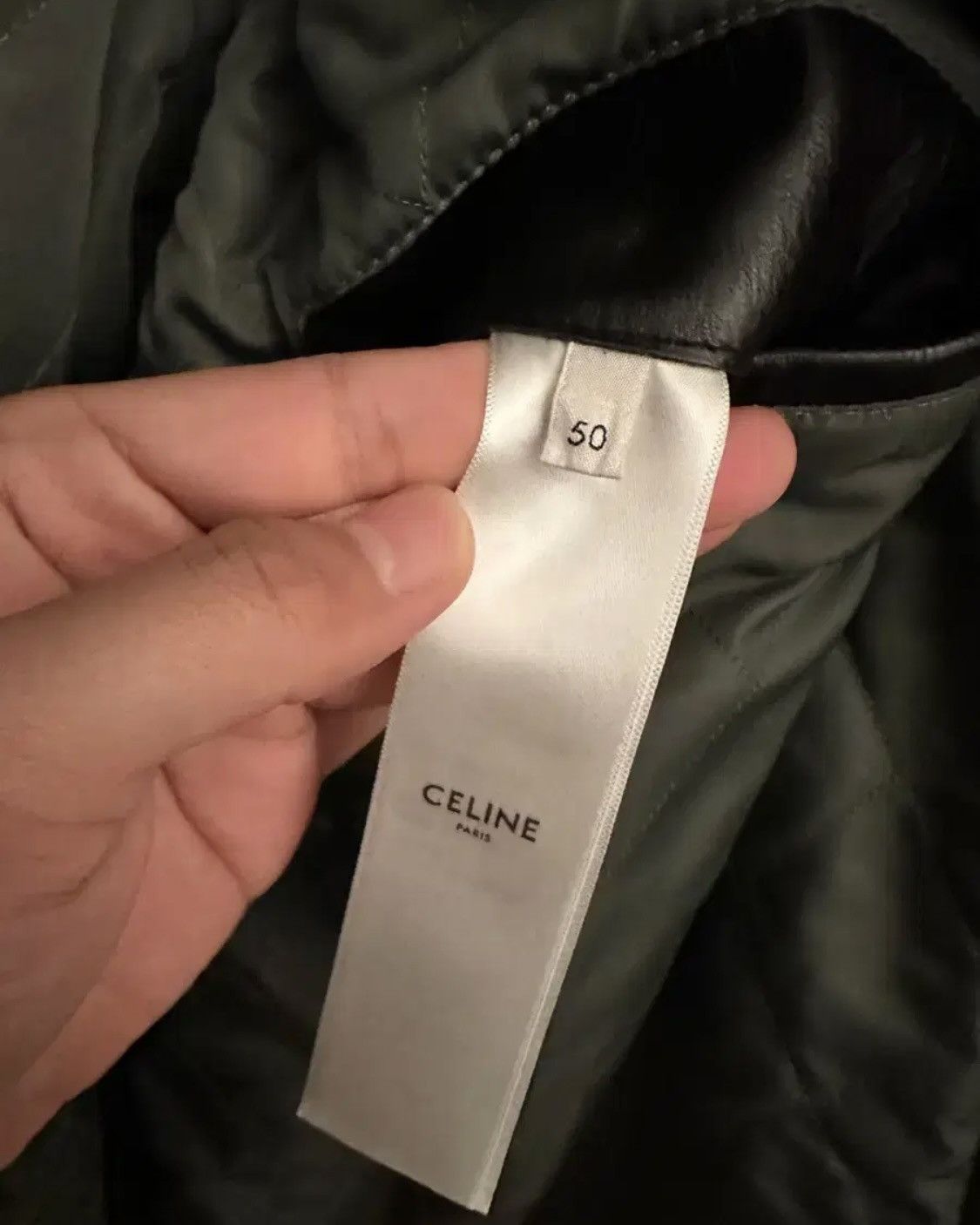 Celine Celine Hoodie Leather Jacket Size US M / EU 48-50 / 2 - 3 Thumbnail