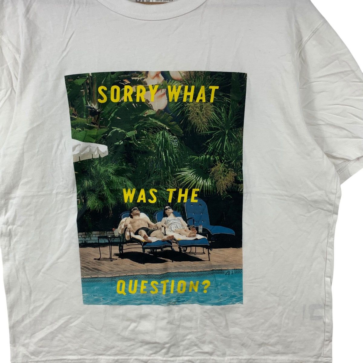 Uniqlo SOFIA COPPOLA x UNIQLO The Bling Ring Sorry Question Tee Size XL / US 12-14 / IT 48-50 - 4 Thumbnail