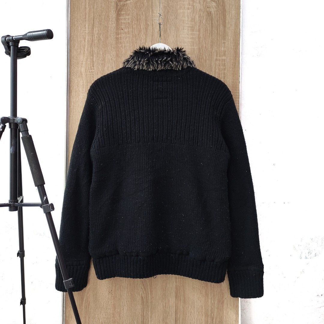 Issey Miyake × Tete Homme Tete home knit fur jacket Size US M / EU 48-50 / 2 - 2 Thumbnail