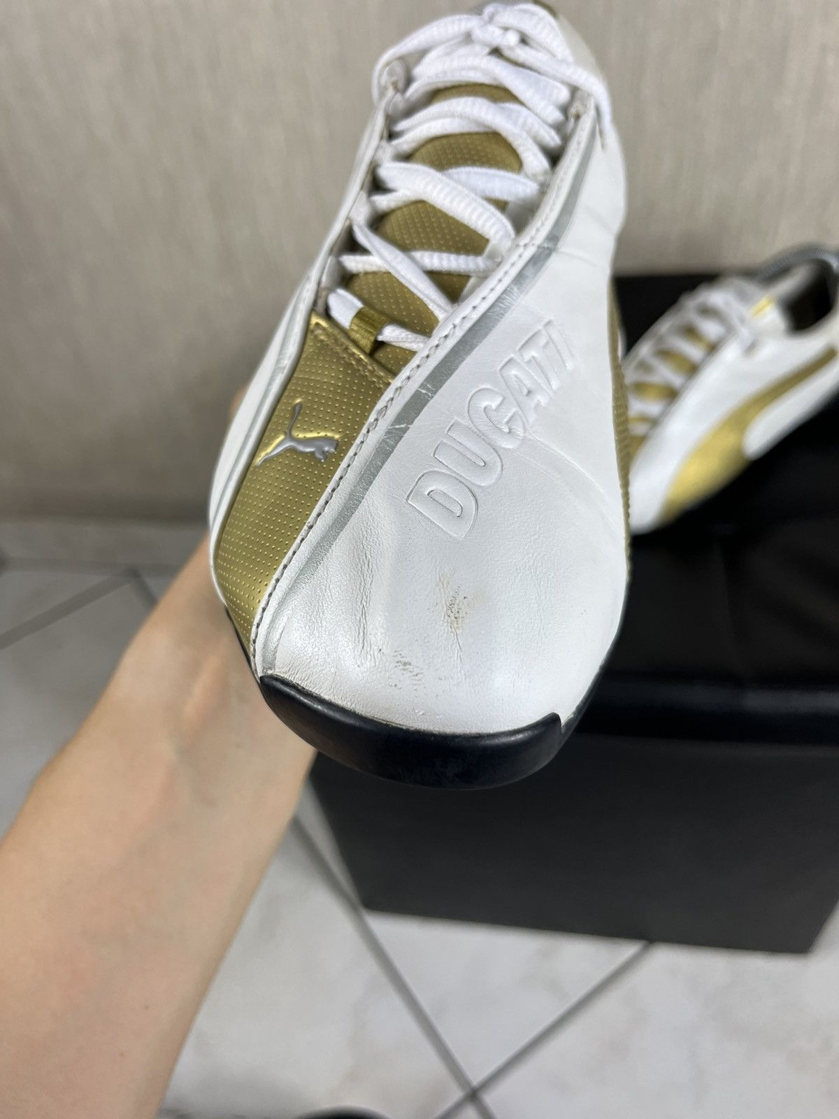 Mercedes-Benz × Puma Vintage Puma x Ducati speed cat y2k gold racing shoes retro Size US 8.5 / EU 41-42 - 8 Thumbnail