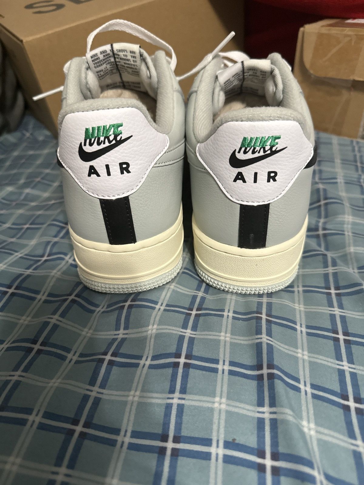 Nike Air Force One split light silver Size US 10 / EU 43 - 3 Thumbnail