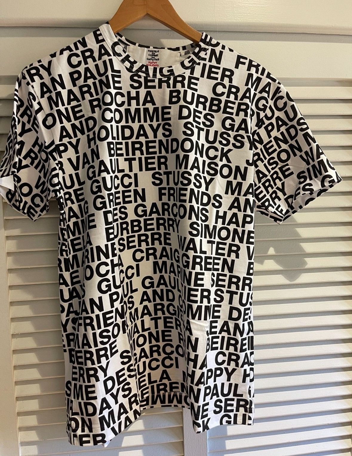 Gucci comme des garcons t shirt best sale