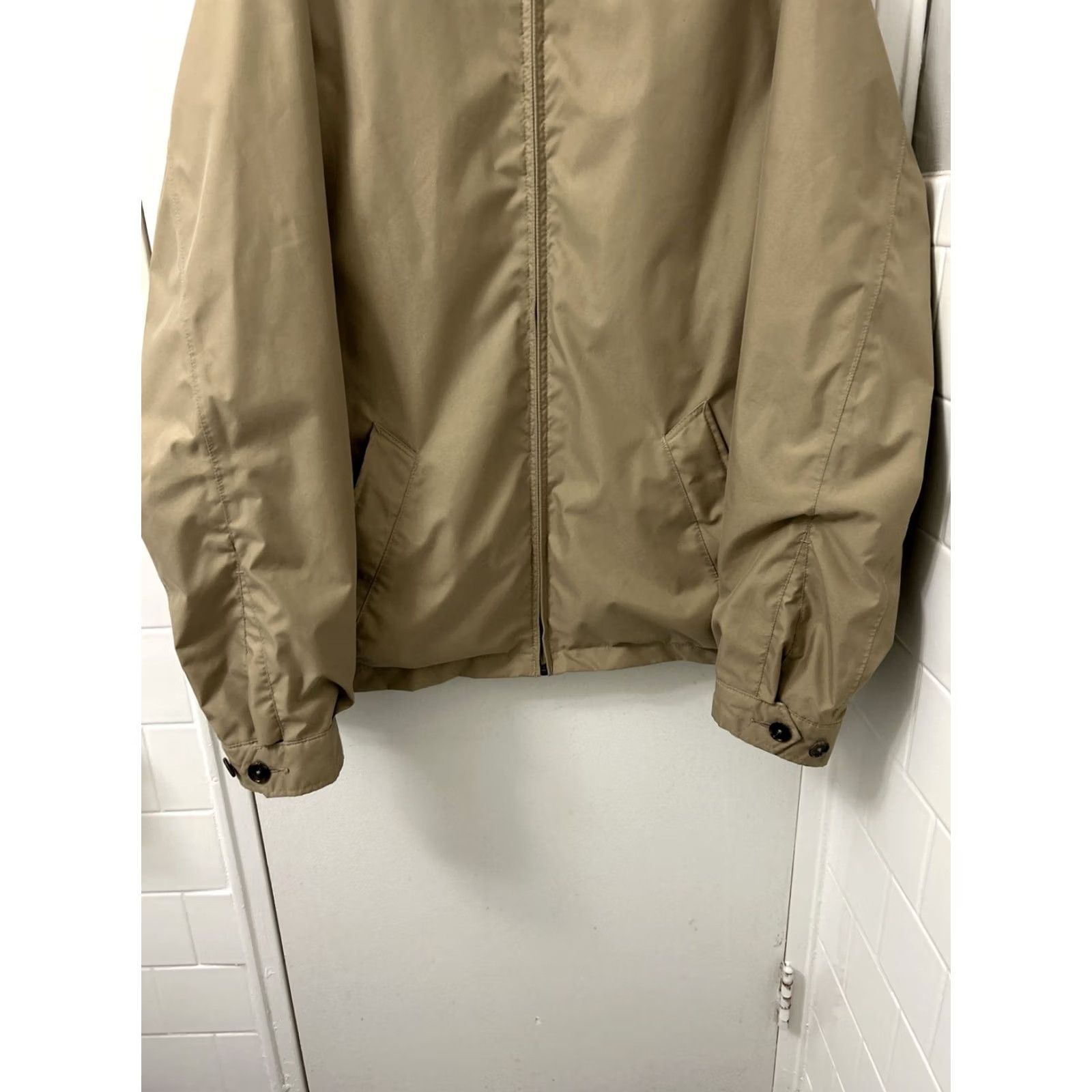 Lands' End Lands' End Jacket Bomber Coat Mens L Tan Plaid Lined Full Zip Field Barn Workwear Casual Size US L / EU 52-54 / 3 - 3 Thumbnail