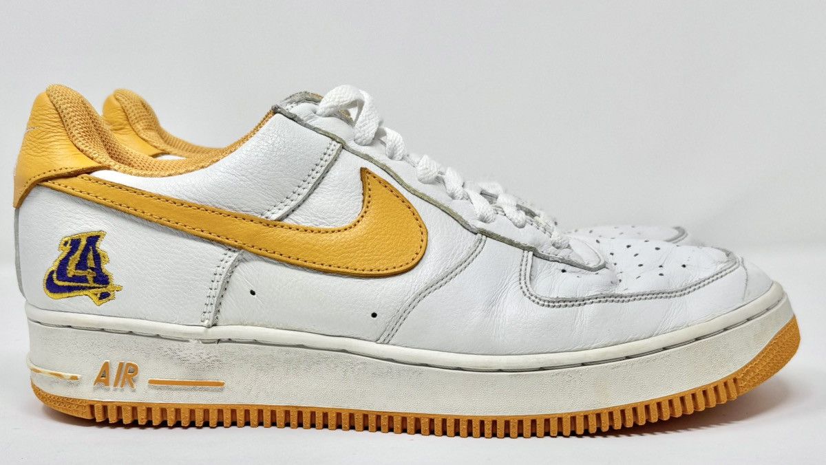 Nike × Vintage Vintage 2002 Nike Air Force 1 Low Lakers size 8.5 Size US 11 / EU 44 - 1 Thumbnail