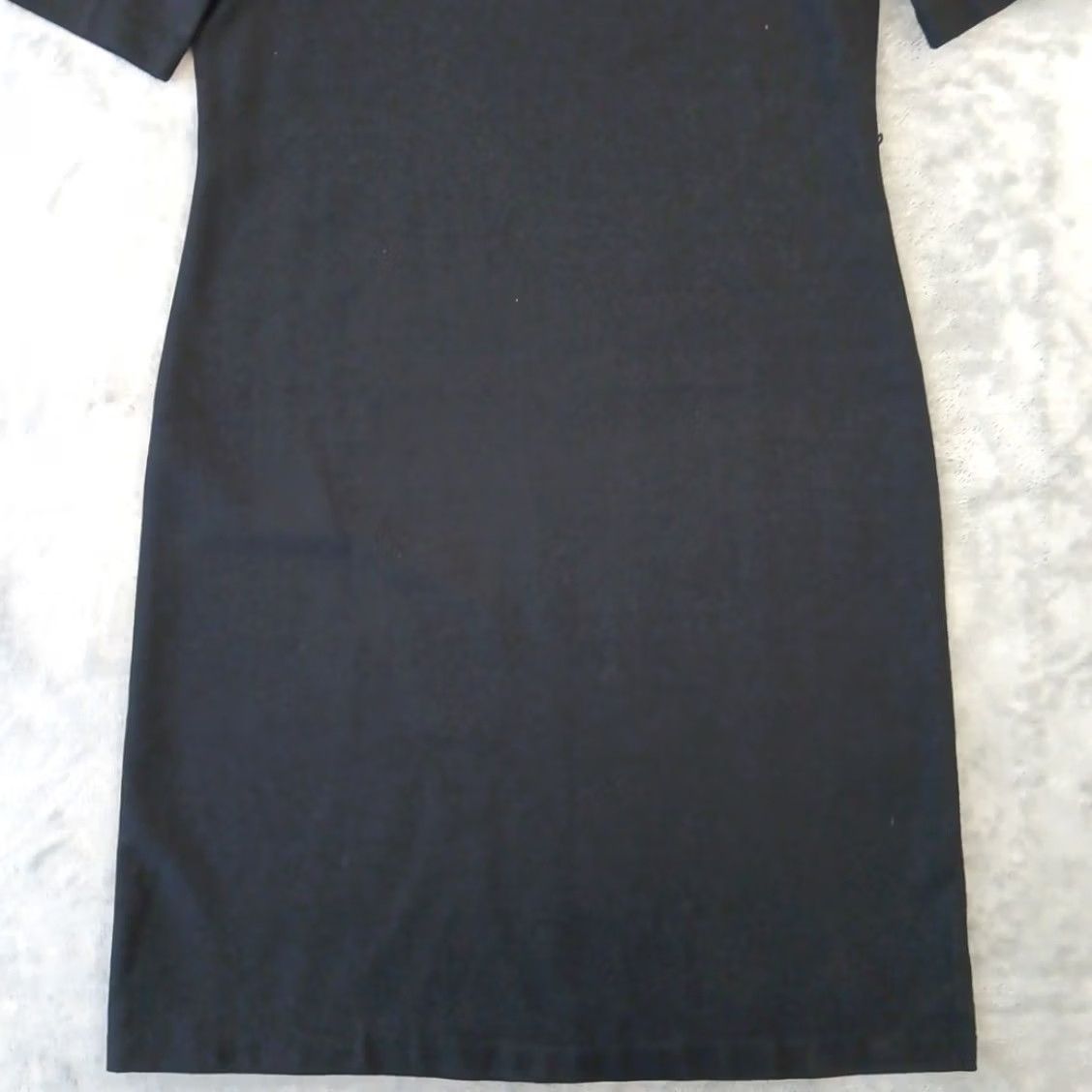Talbots Talbots Sheath Dress Size 8 Black Short Sleeve Pullover Midi - Vintage (No) Size M / US 6-8 / IT 42-44 - 4 Thumbnail
