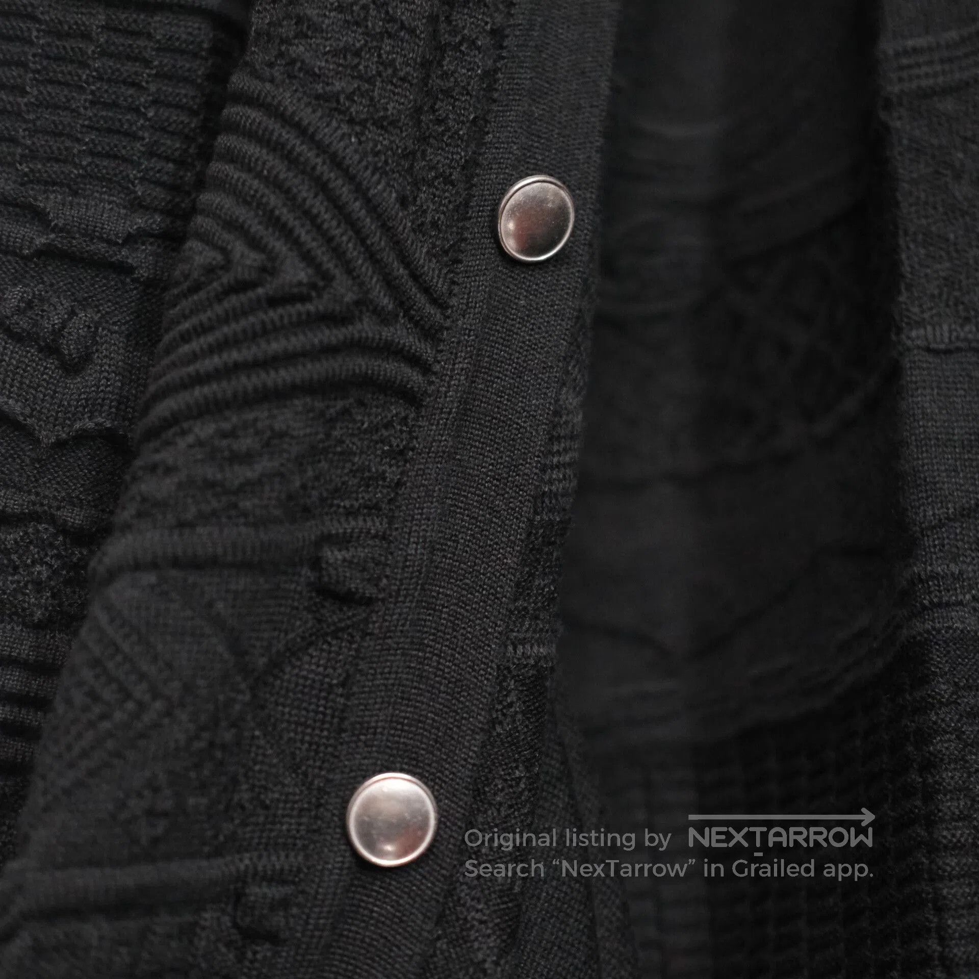 Sulvam Sulvam Silver Buckle Sweater for Men. Size US M / EU 48-50 / 2 - 7 Thumbnail